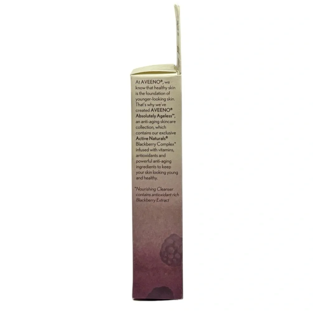 Aveeno Absolutely Ageless Eye Cream 3-in-1 Wrinkles Lines Blackberry 0.5oz